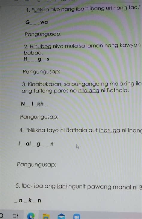 pinaliguan ng tamod|Gamitin sa pangungusap ang tamad.